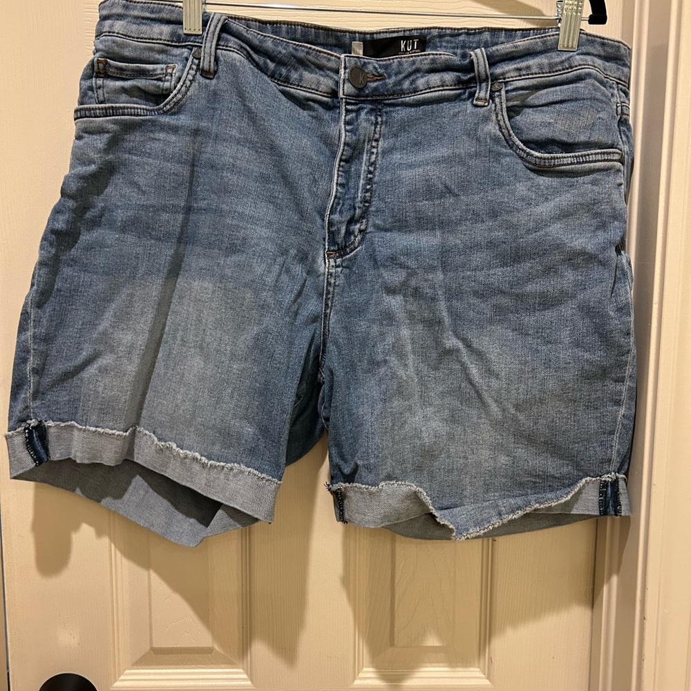Kut from the Kloth Light Blue Jean Shorts